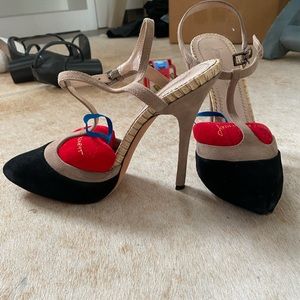 Jean-Michel Cazabat Suede Heels